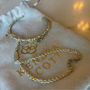 Kendra Scott Yasmin Hand Bracelet in Gold